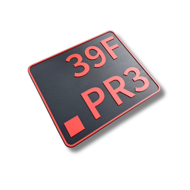 Aangepast Kenteken bromplaat - decoratie