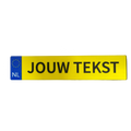 Custom kentekenplaat