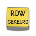 Geel Brom Fun Kenteken XL