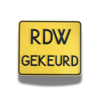 Geel Brom Fun Kenteken XL